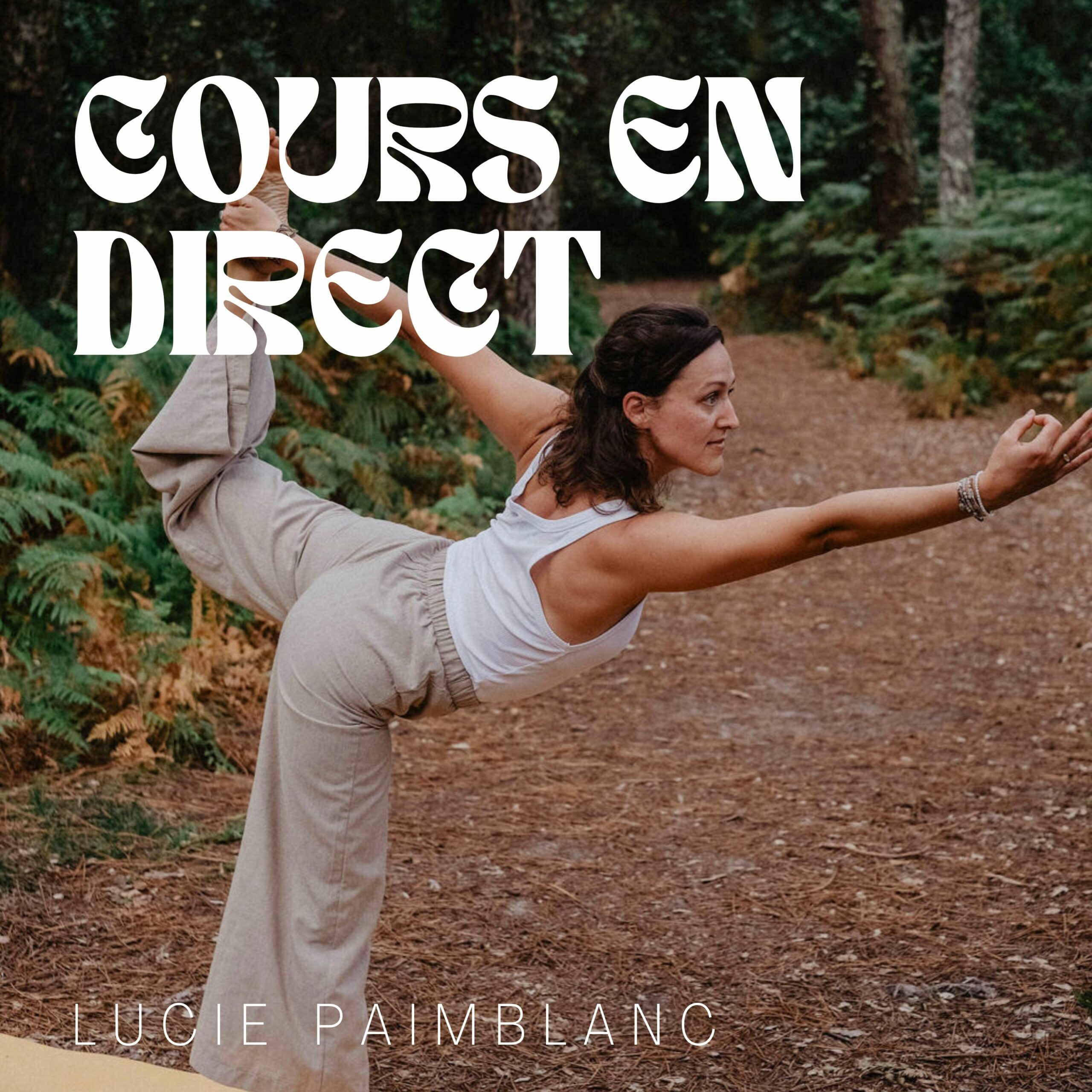 cours de yoga vinyasa en direct en ligne avec Lucie Paimblanc