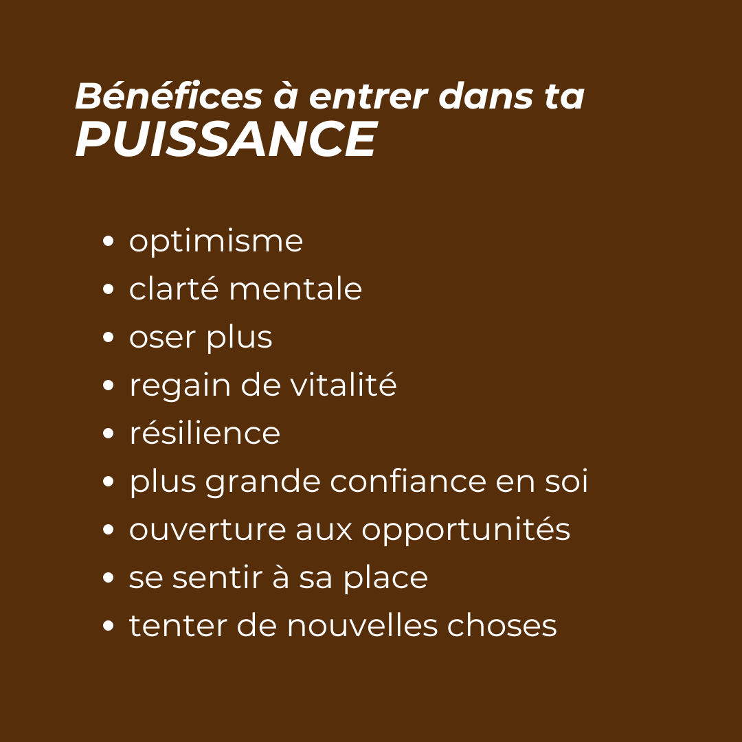 Entrer dans sa PUISSANCE, yoga et coaching holistique